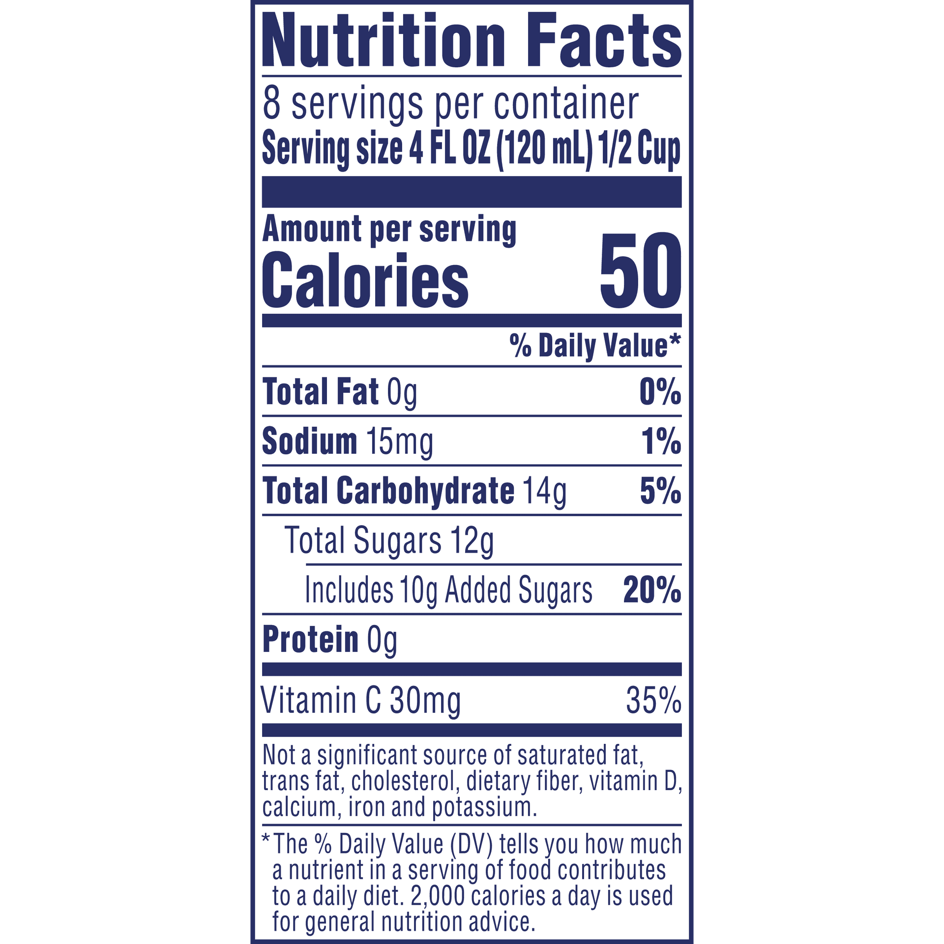 Nutrition Label