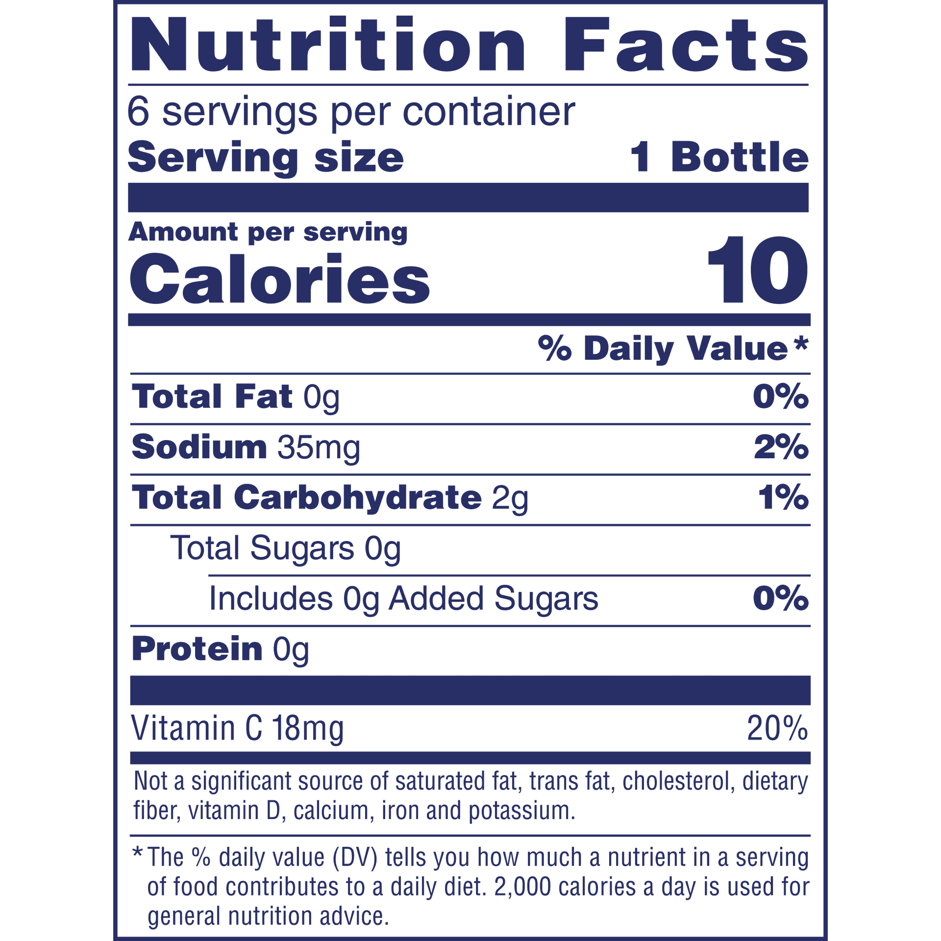 Nutrition Label