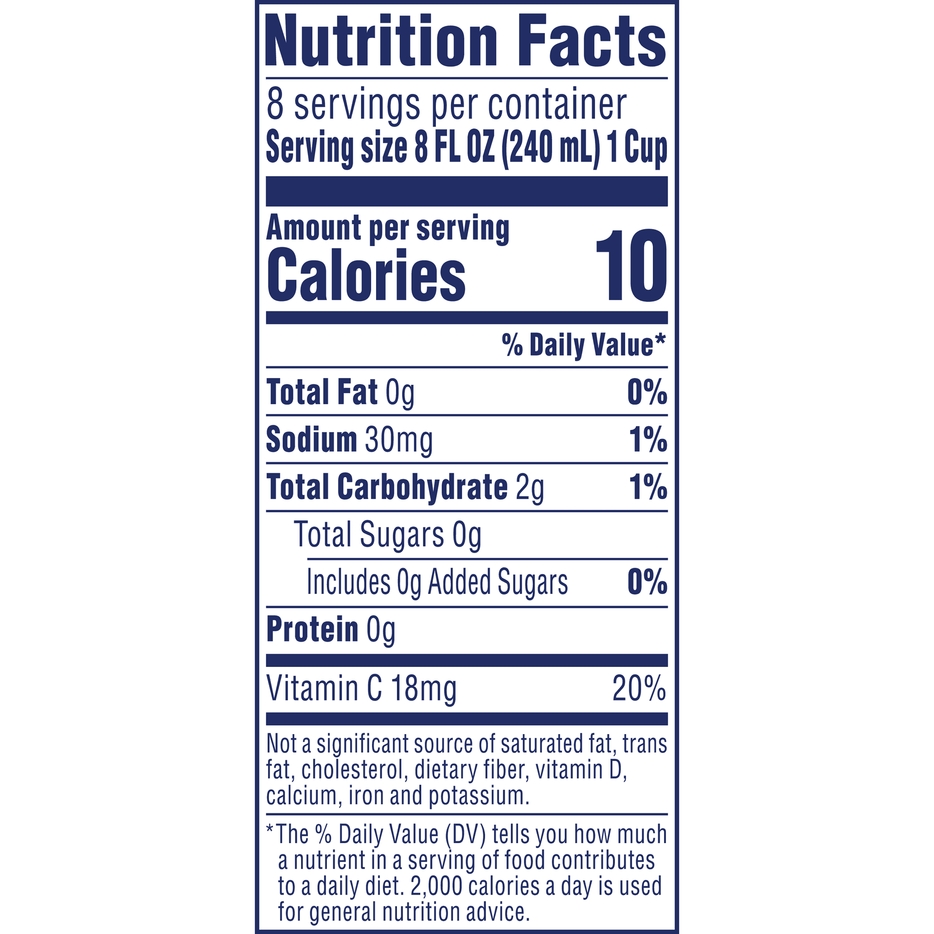 Nutrition Label