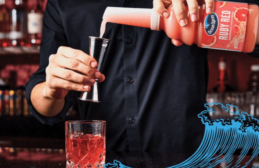 Ruby Red Pour