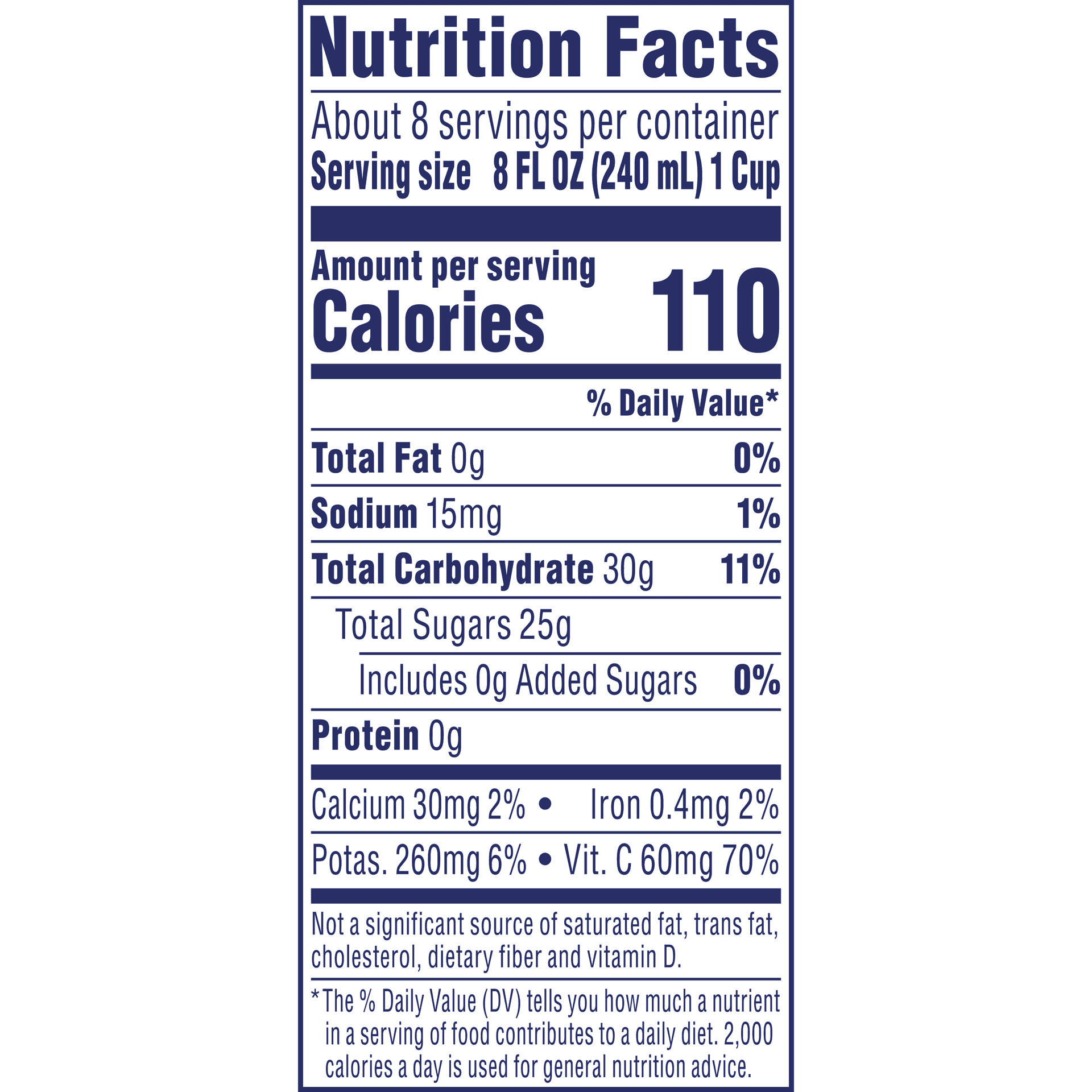 Nutrition Label