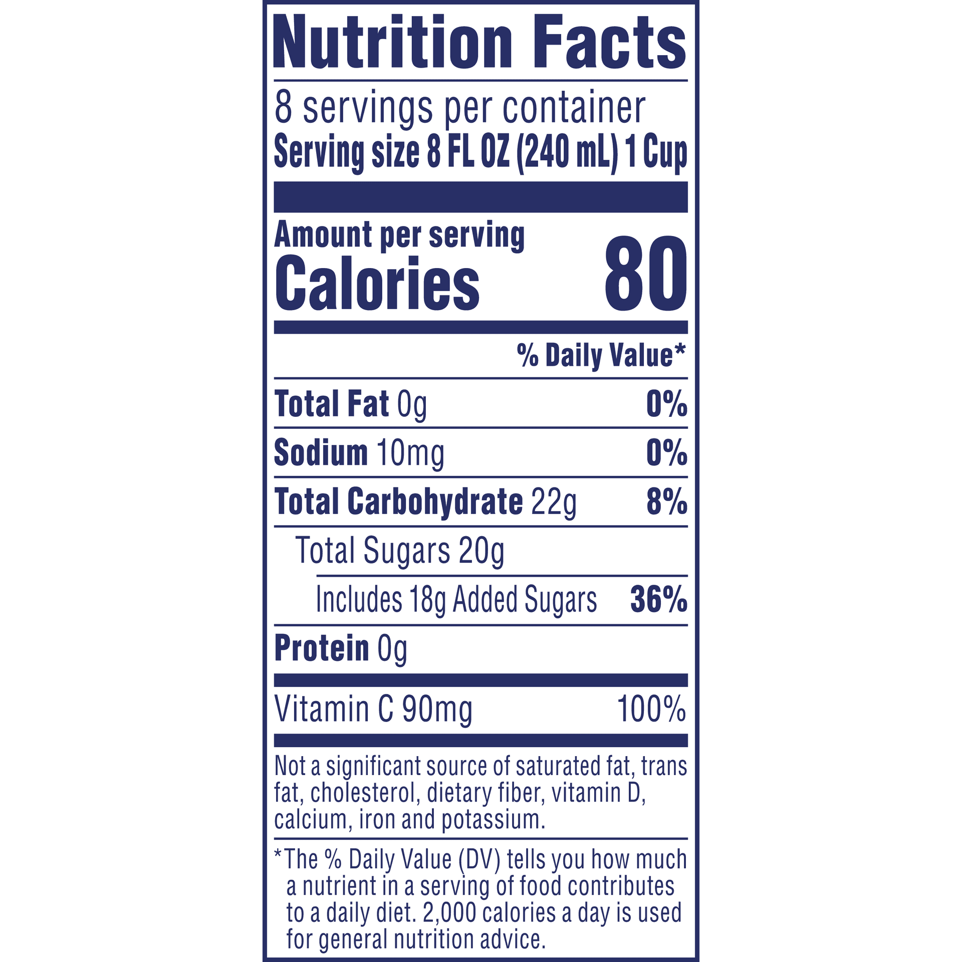 Nutrition Label