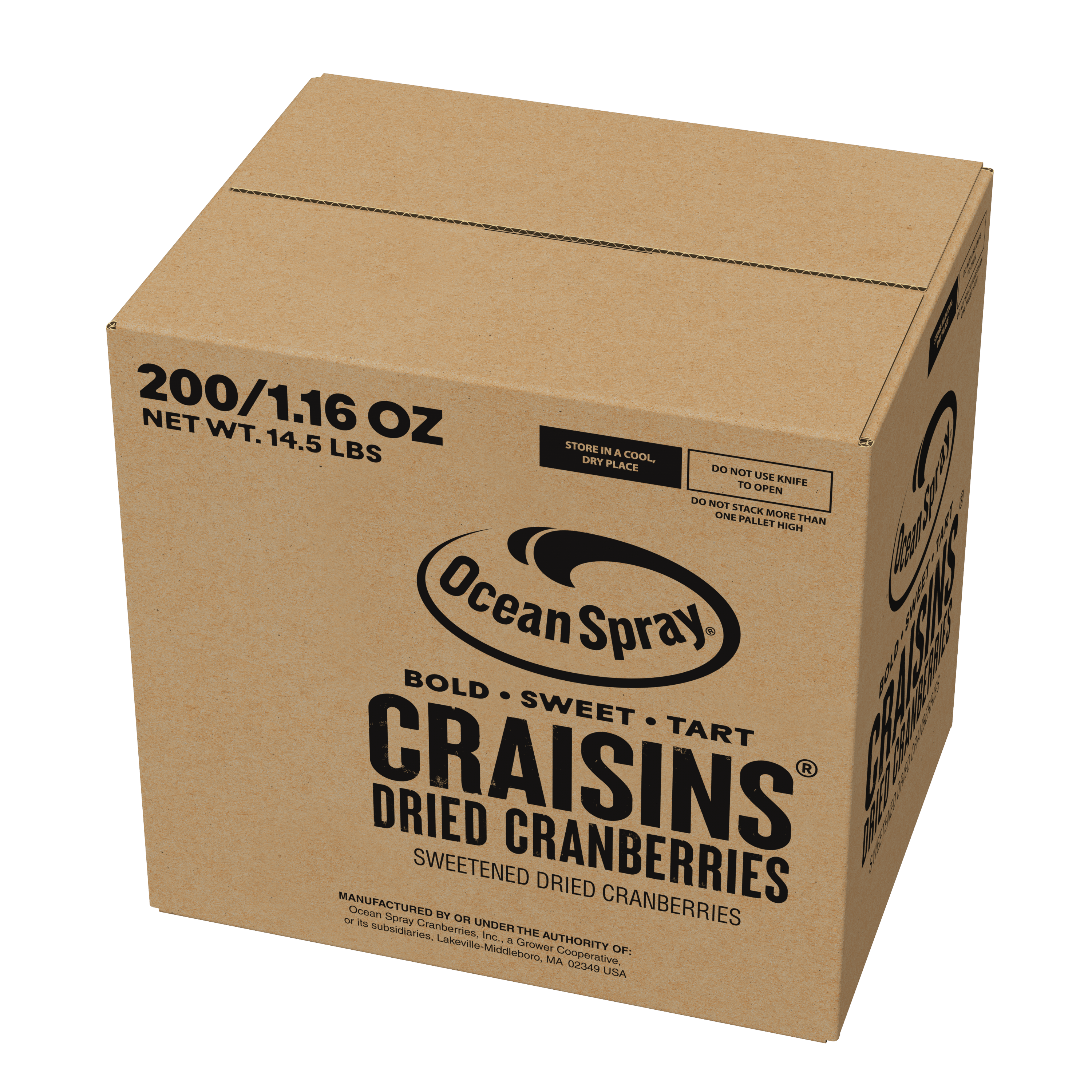 Craisins 1p16oz 200 Case closed 3